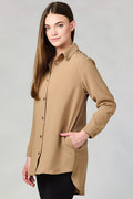 Classic Dress Shirt - Tan