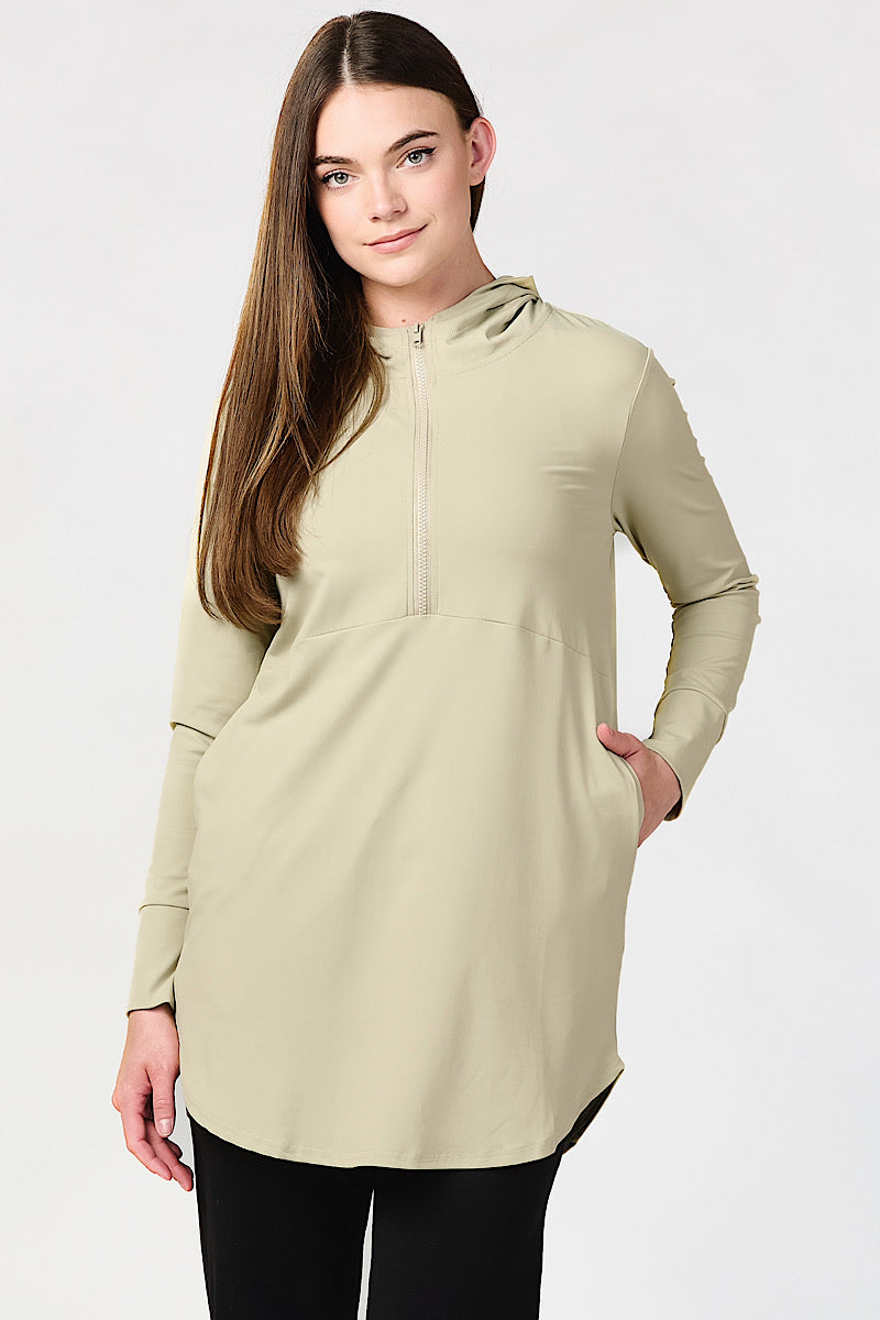 Soft Tech Performance Top - Beige