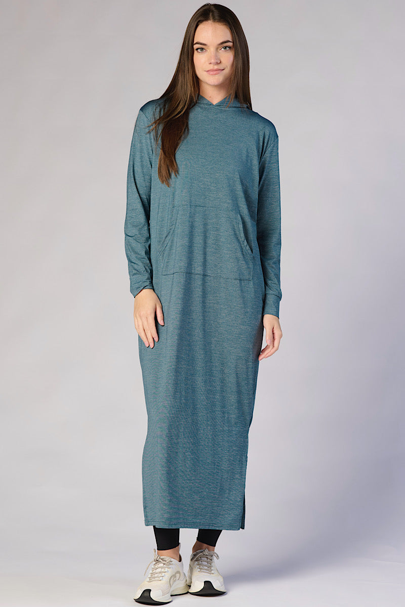 Hooded Fit PRO Dress - Teal