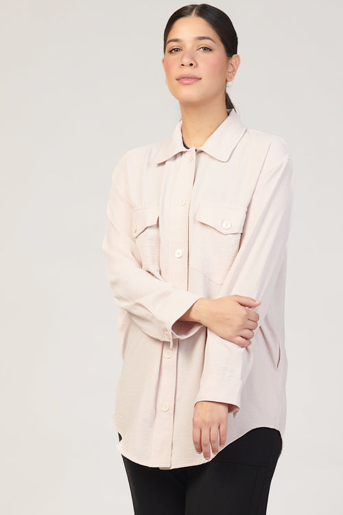 Kelly Utility Shirt - Crepe