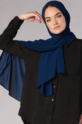 PREMIUM Petite Chiffon Hijab - Navy
