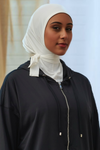 Side Tie Active Hijab - Off White