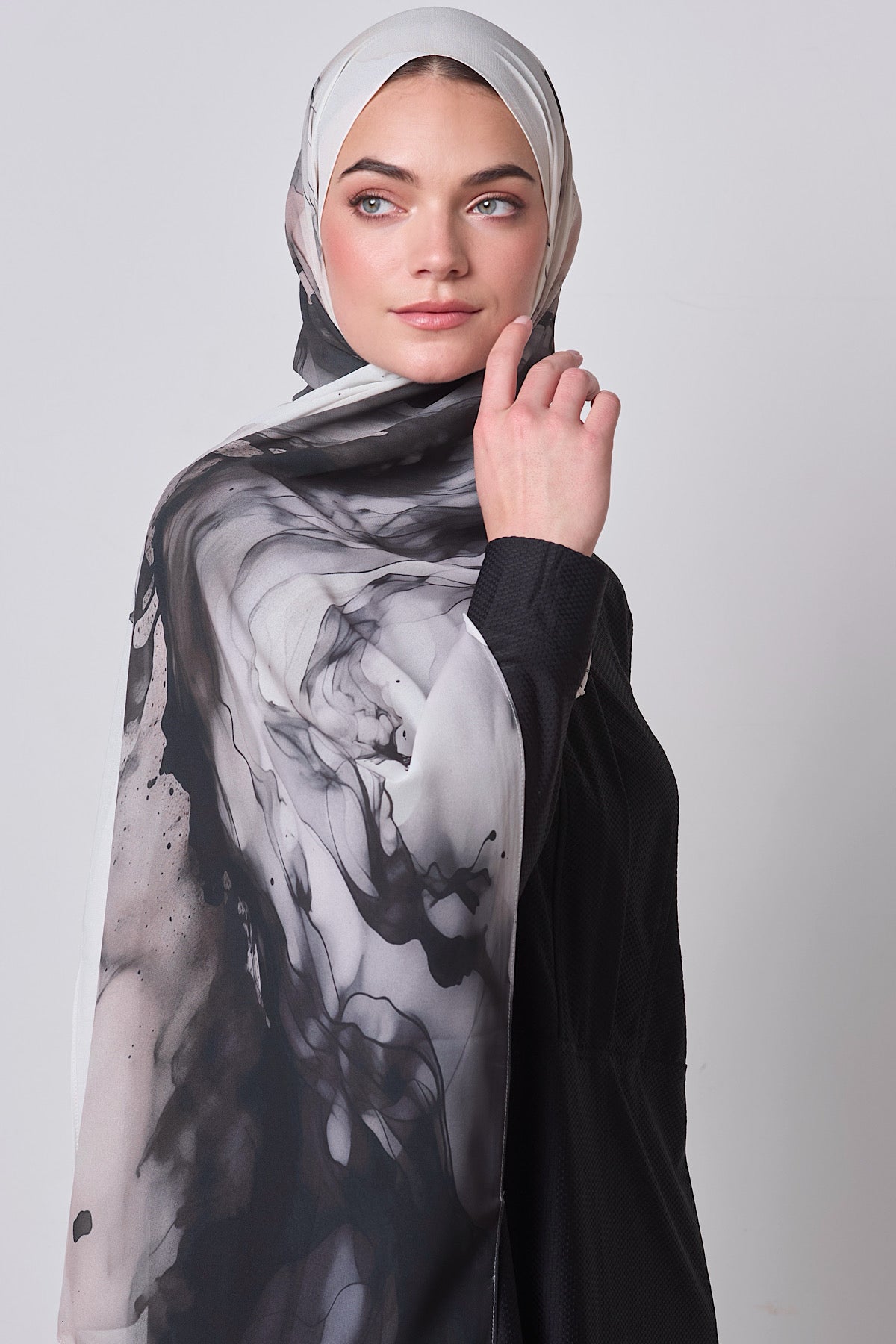 PREMIUM Petite Chiffon Hijab - Cloud
