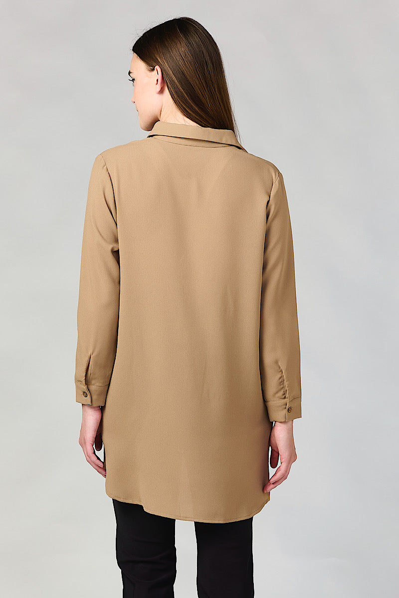 Classic Dress Shirt - Tan