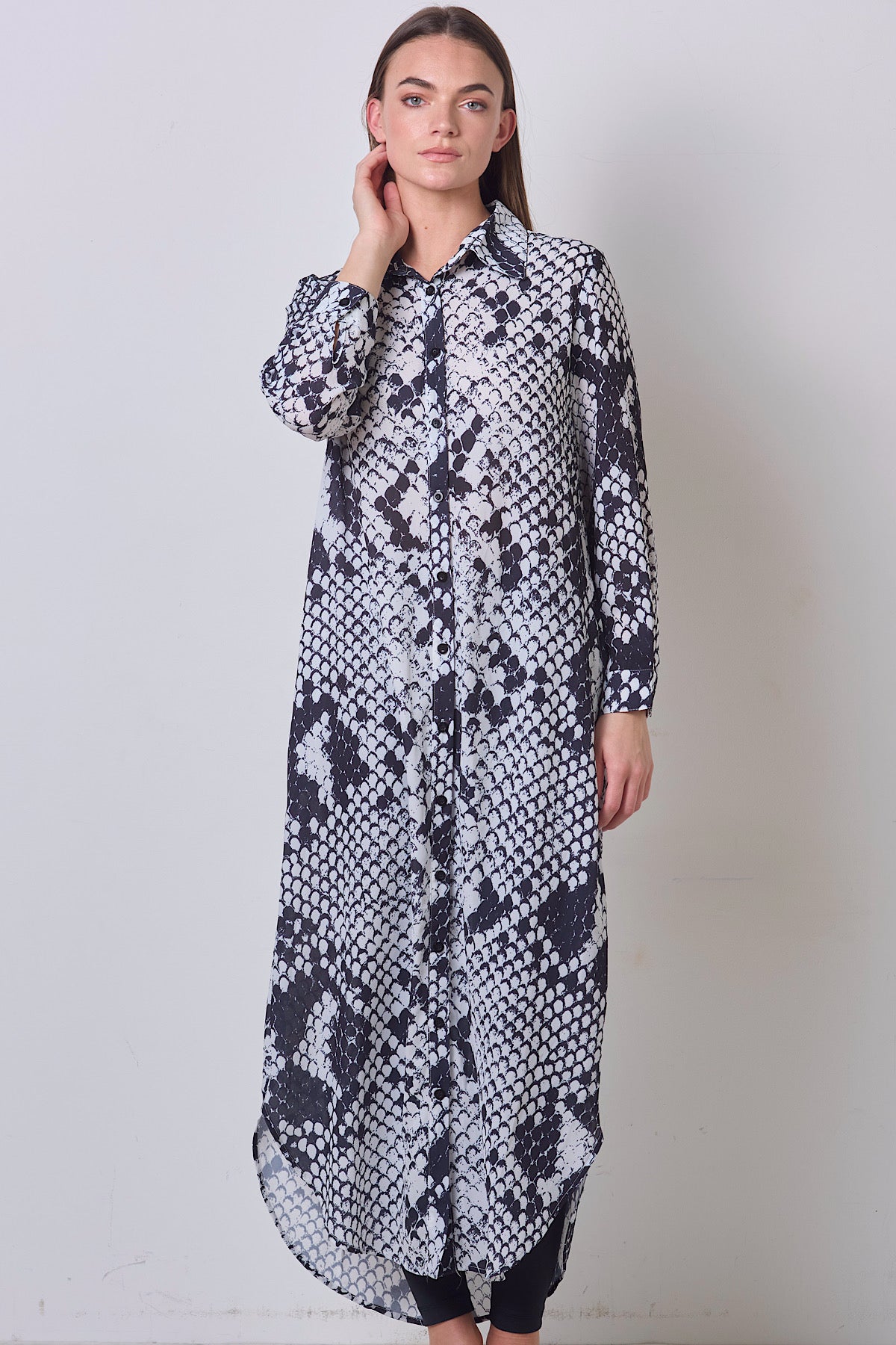 Soft Line Dress - Python