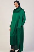 Eden Sash Maxi Dress - Emerald