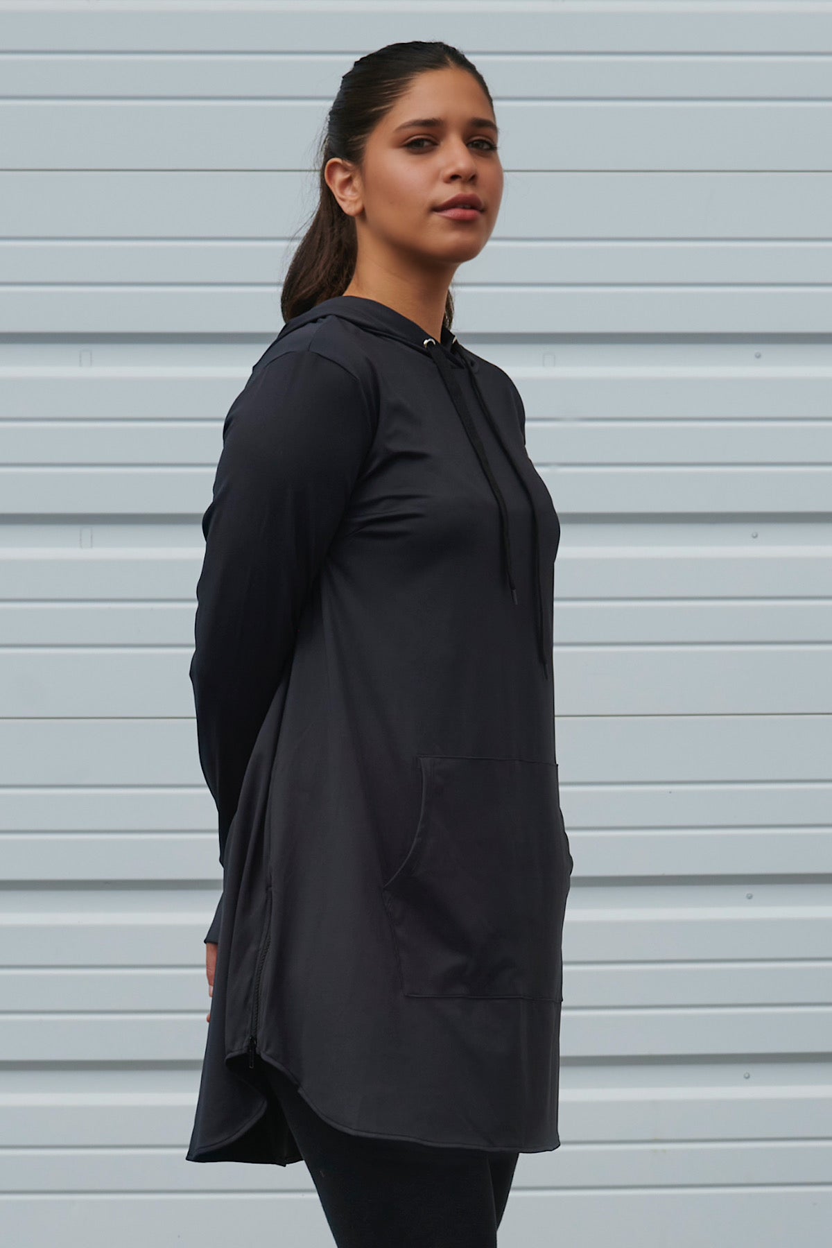 Soft Tech Hoodie Active Top - Jet