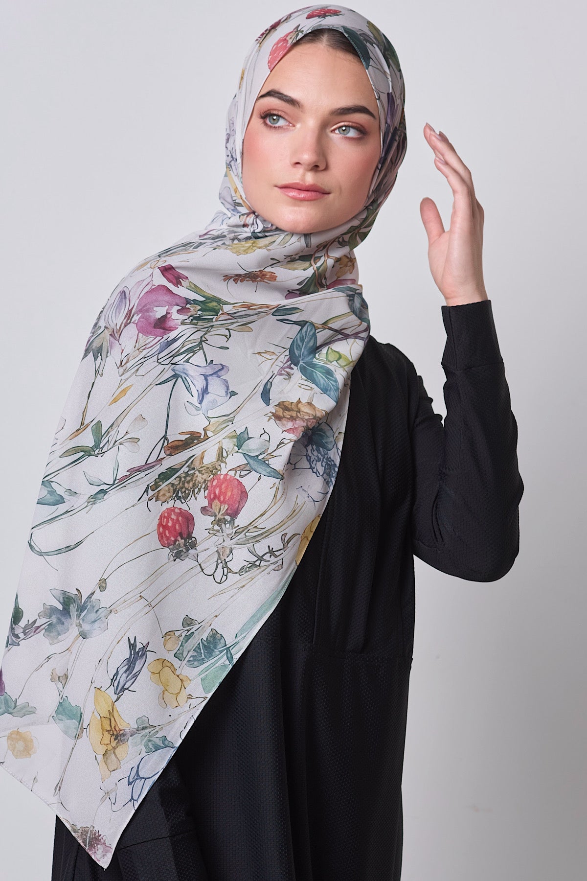 PREMIUM Petite Chiffon Hijab - Iris Breeze