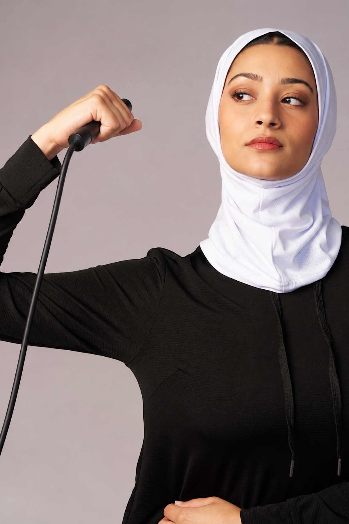 AeroFit Active Hijab - White