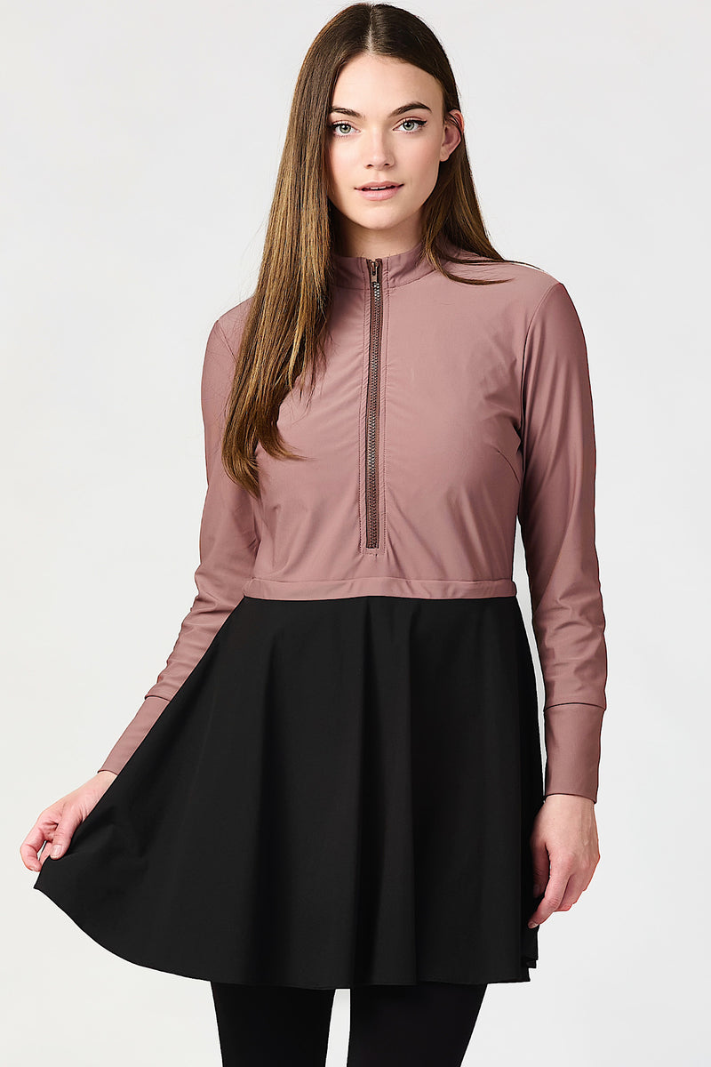 Skive Swim Top - Latte