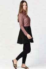 Skive Swim Top - Latte