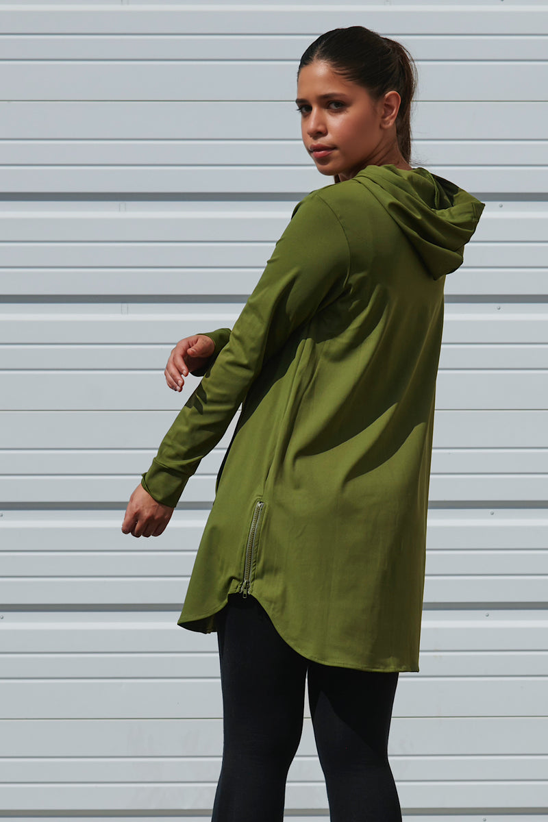Soft Tech Hoodie Active Top - Hunter