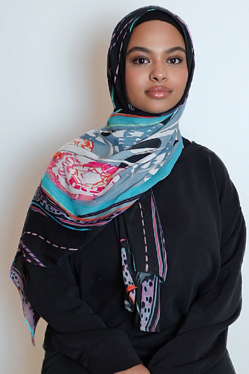 Modal Hijab - Summer Swirl