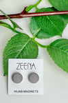 Hijab Magnets - Matte Gray (2 Pairs)