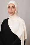 Petite Jersey Hijab - Cream
