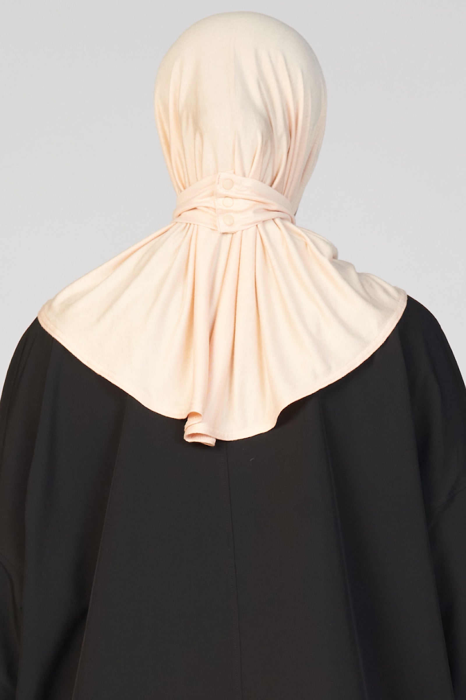 Snapback Active Jersey Hijab - Peach