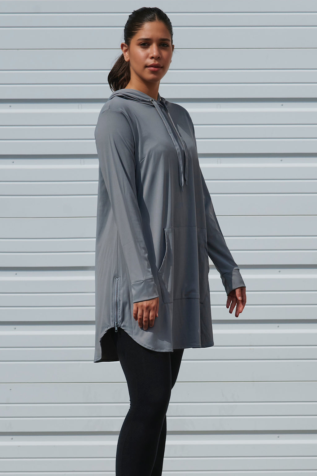 Soft Tech Hoodie Active Top - Clay