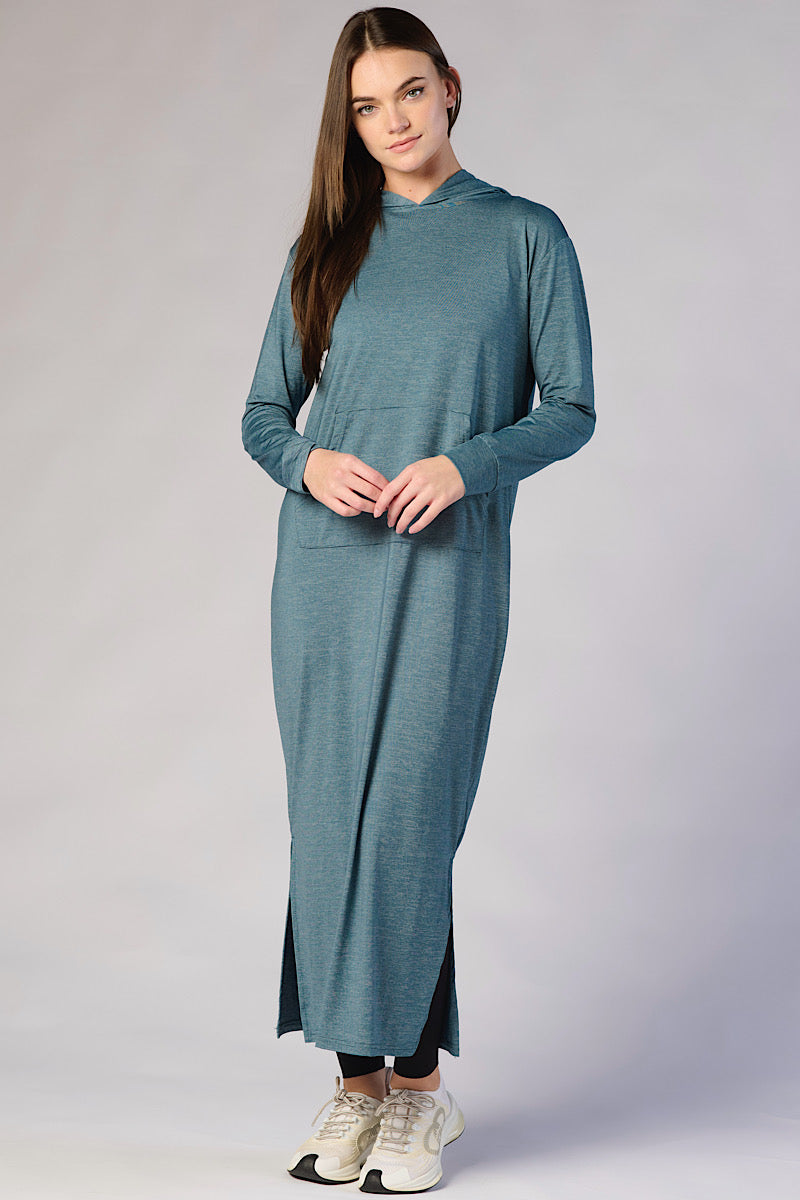 Hooded Fit PRO Dress - Teal