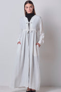 Double Tie Dress - Cloud