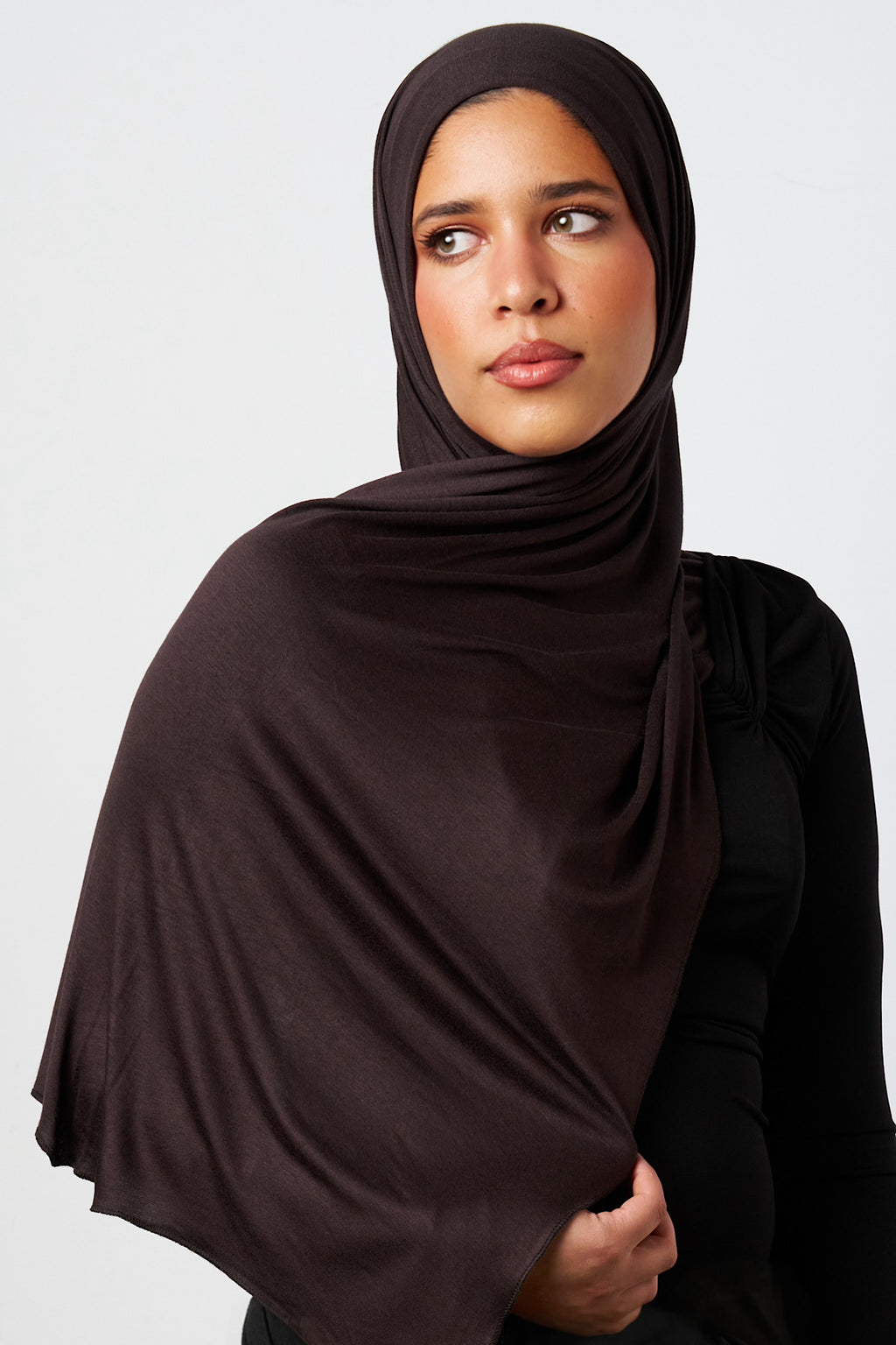 Petite Jersey Hijab - Cocoa