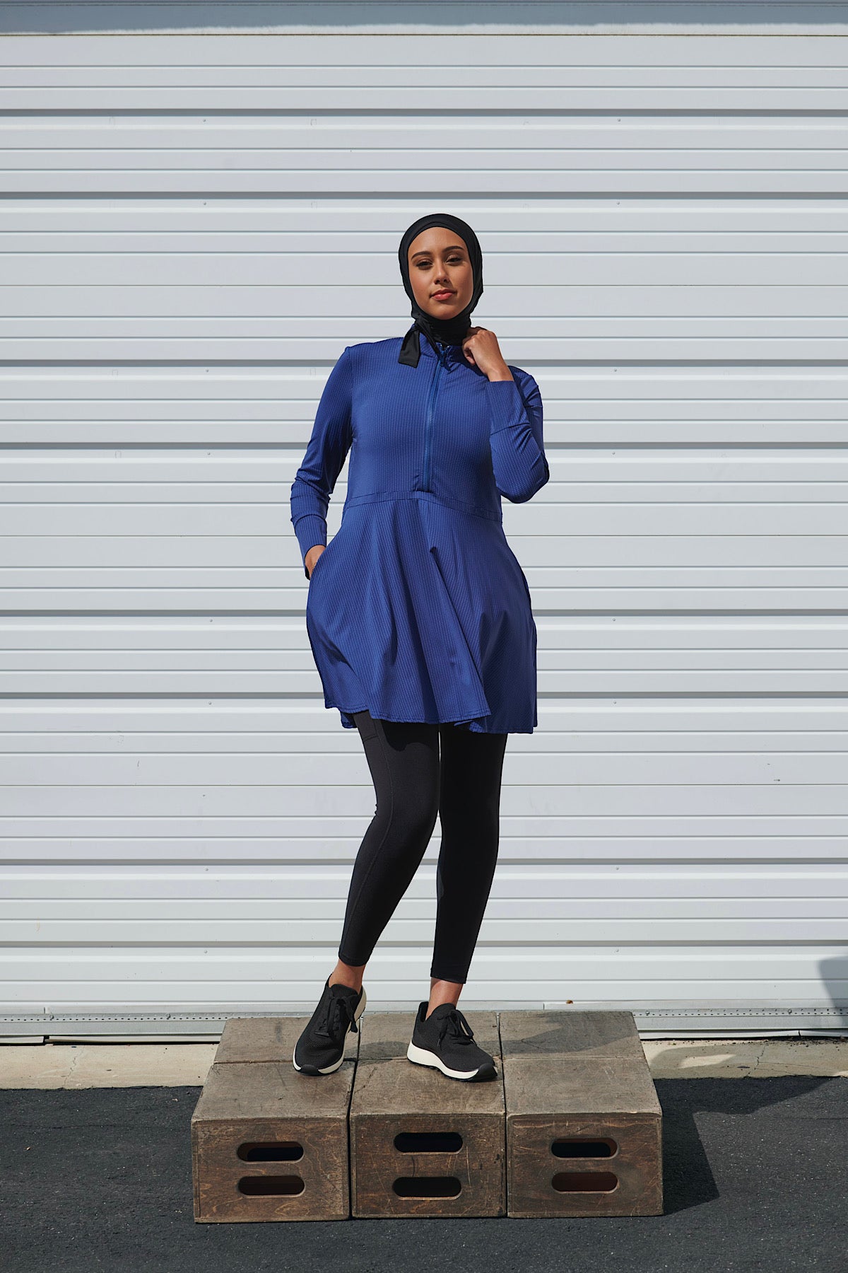 Ace Active Top - Oxford Blue – Zeena