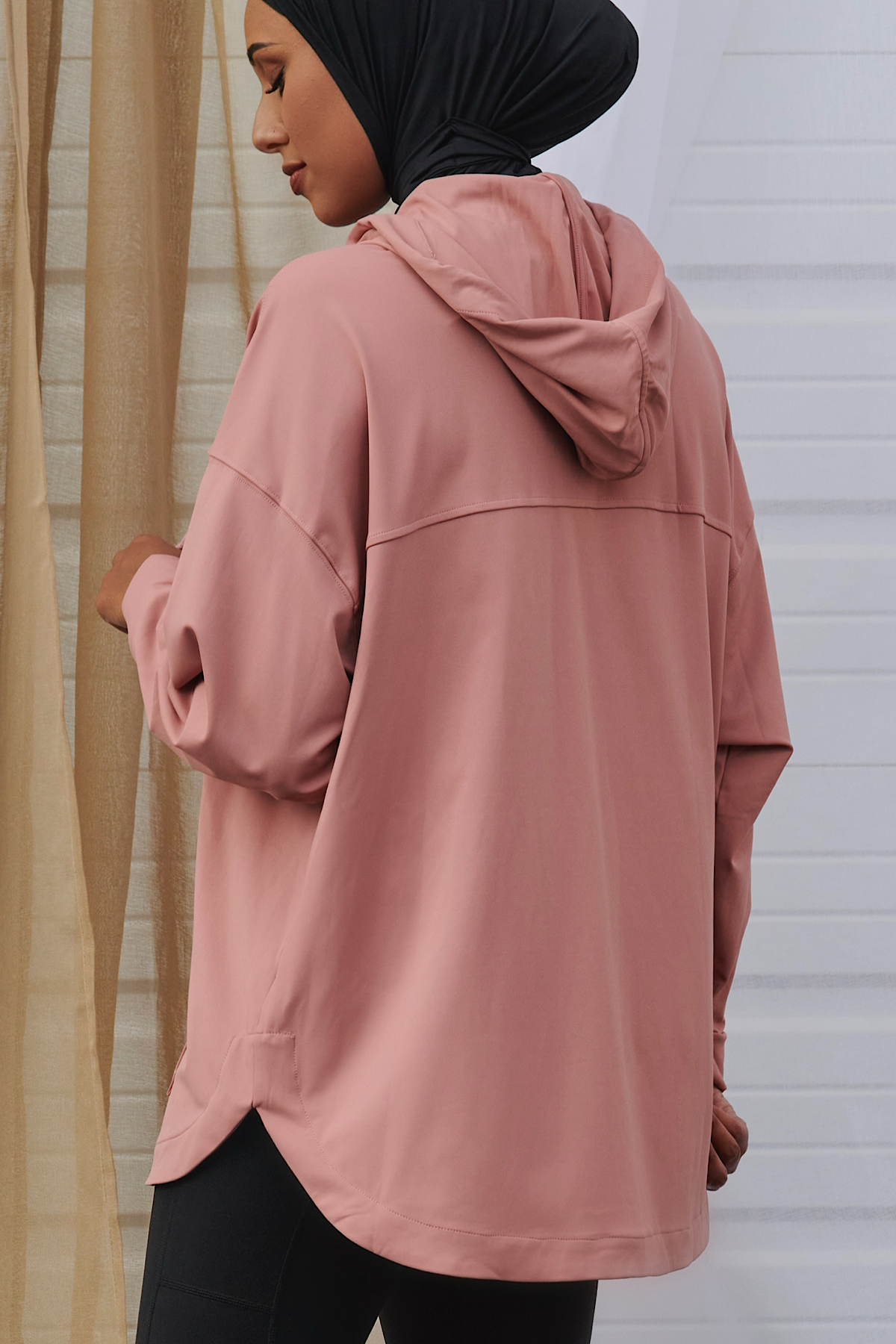 Soft Tech Full-Zip Hoodie - Rose