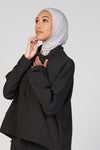 Snapback Active Jersey Hijab - Gray