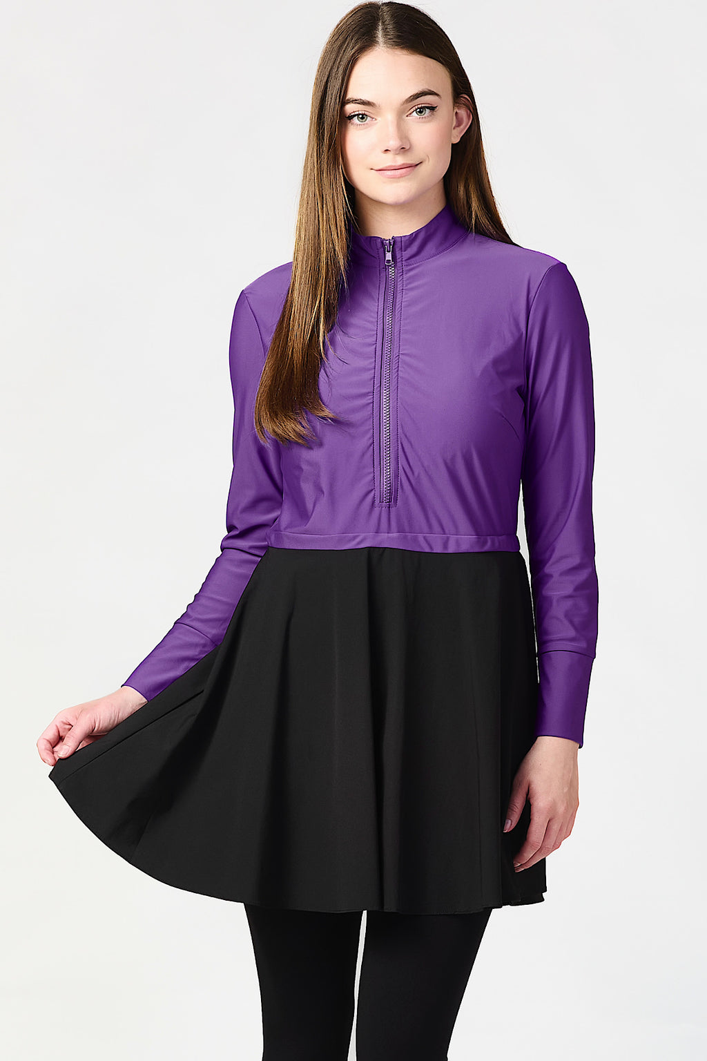 Skive Swim Top - Violet