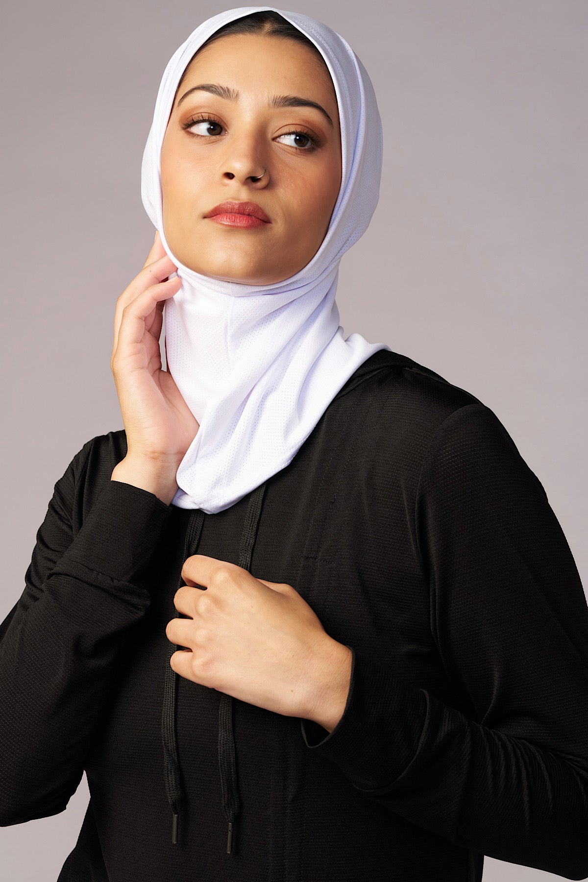 AeroFit Active Hijab - White