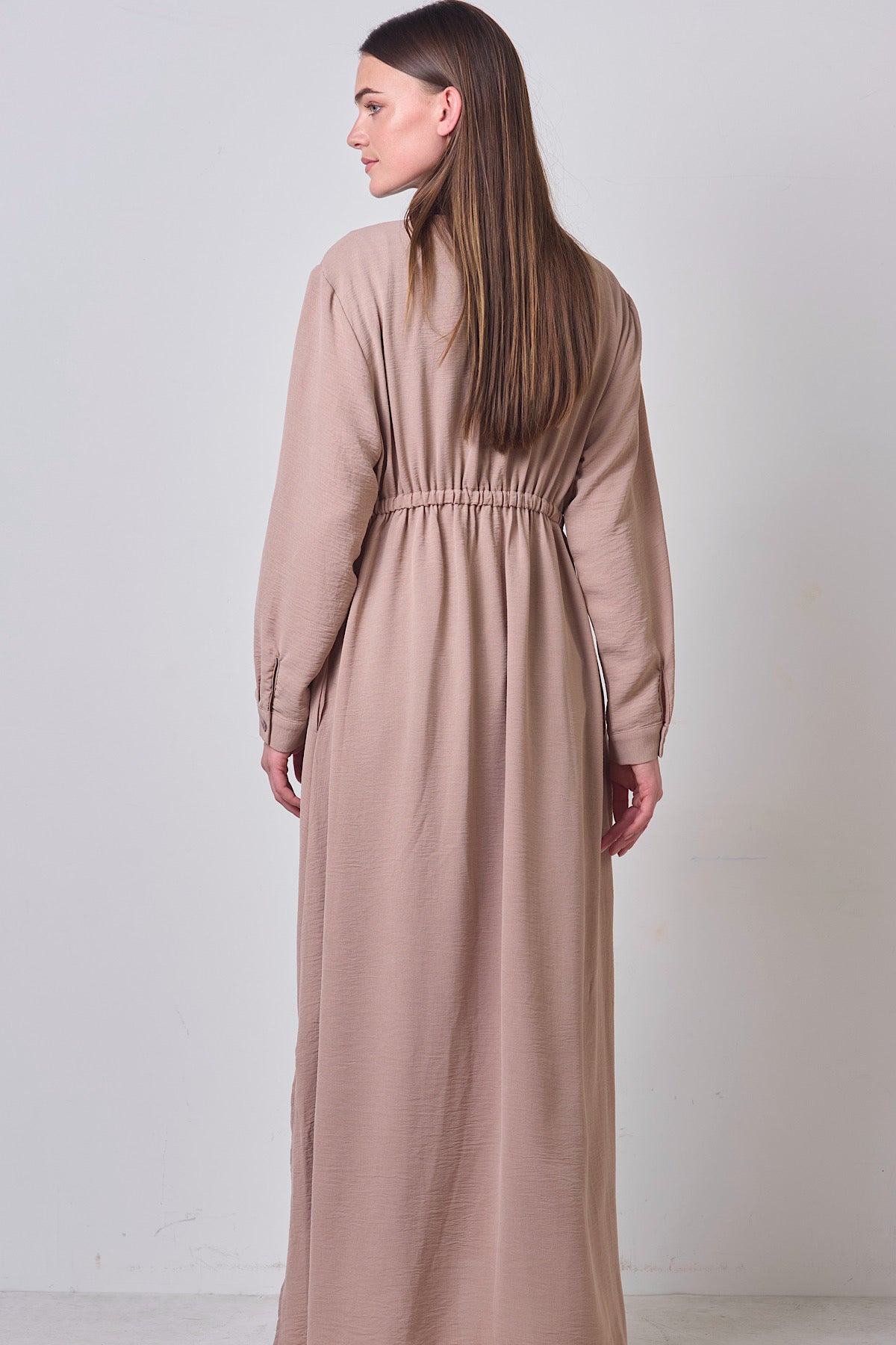 Double Tie Dress - Wheat