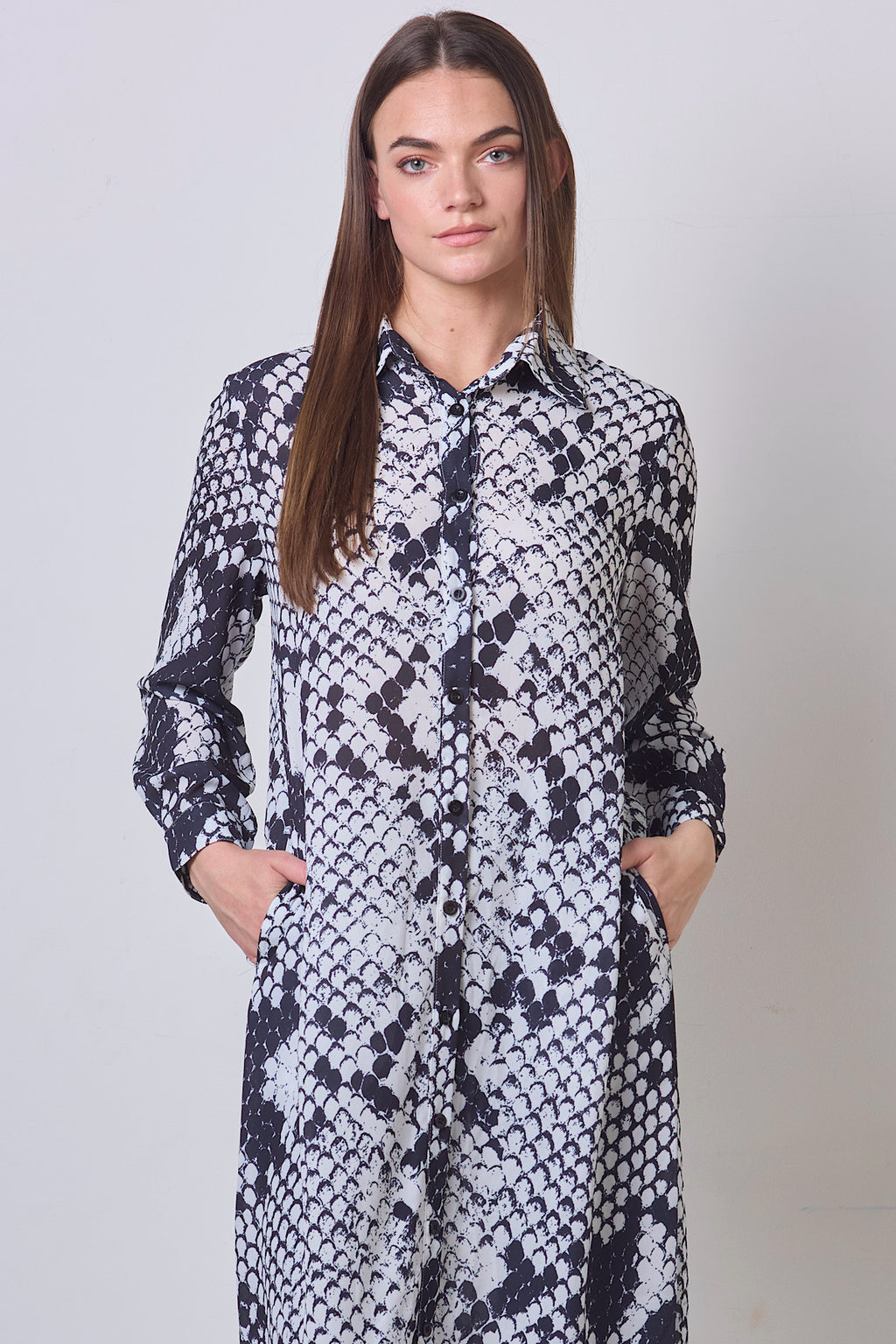 Soft Line Dress - Python