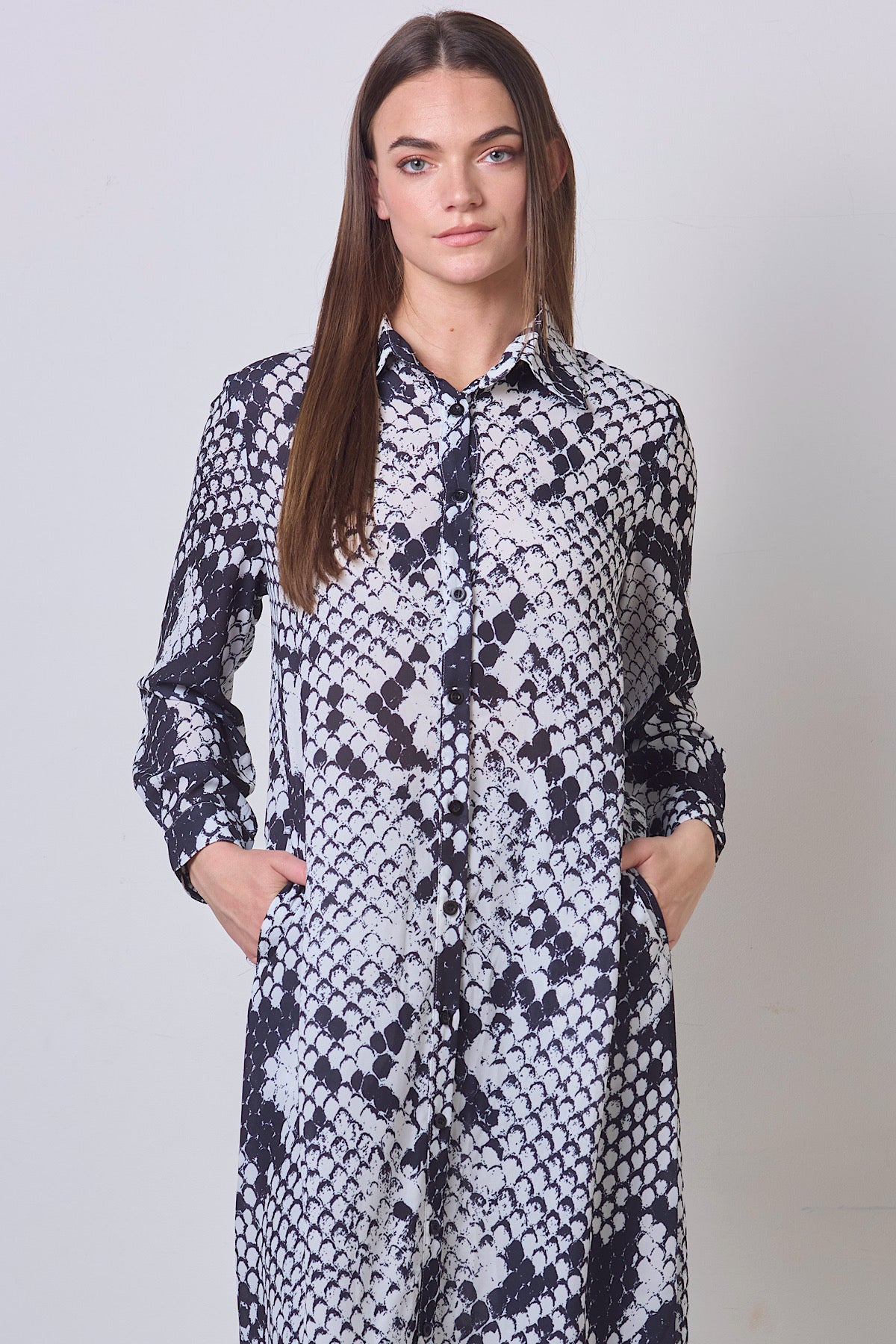 Soft Line Dress - Python