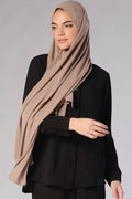 PREMIUM Petite Chiffon Hijab - Tan