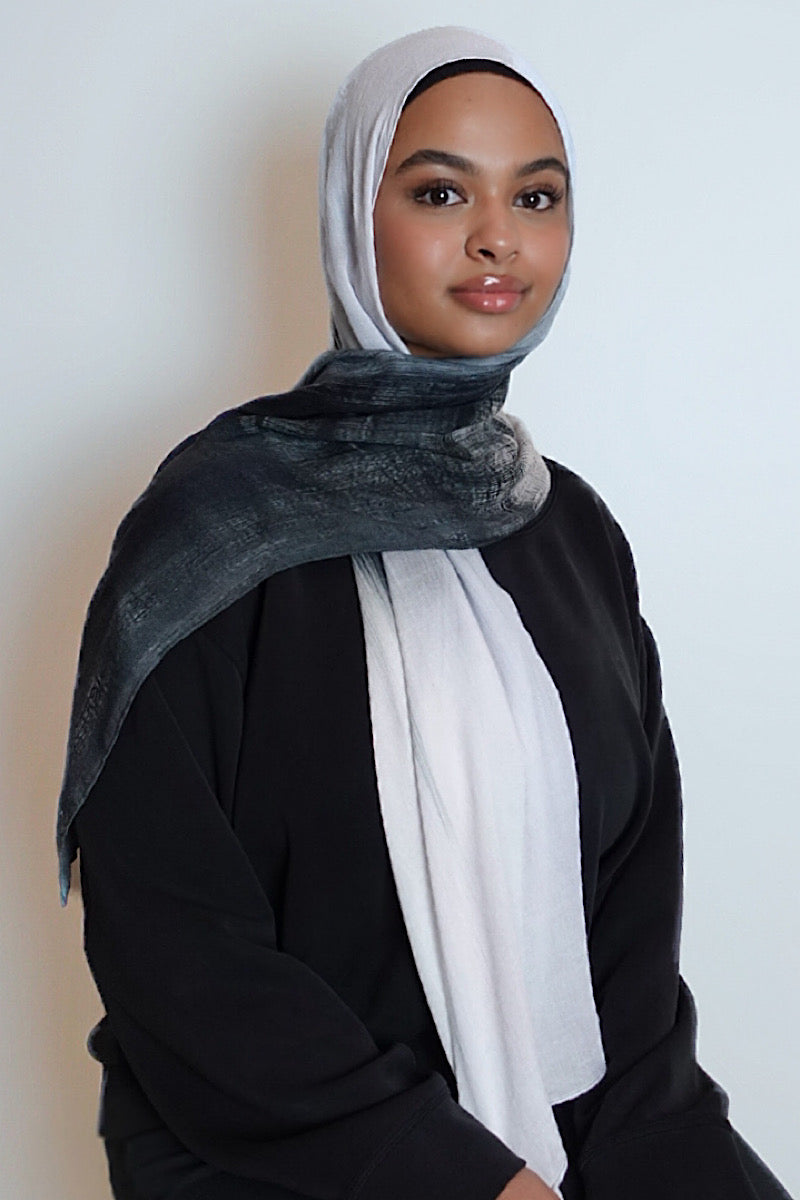 Modal Hijab - Ink Ombré