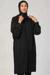 Oversized Onyx Hoodie Dress