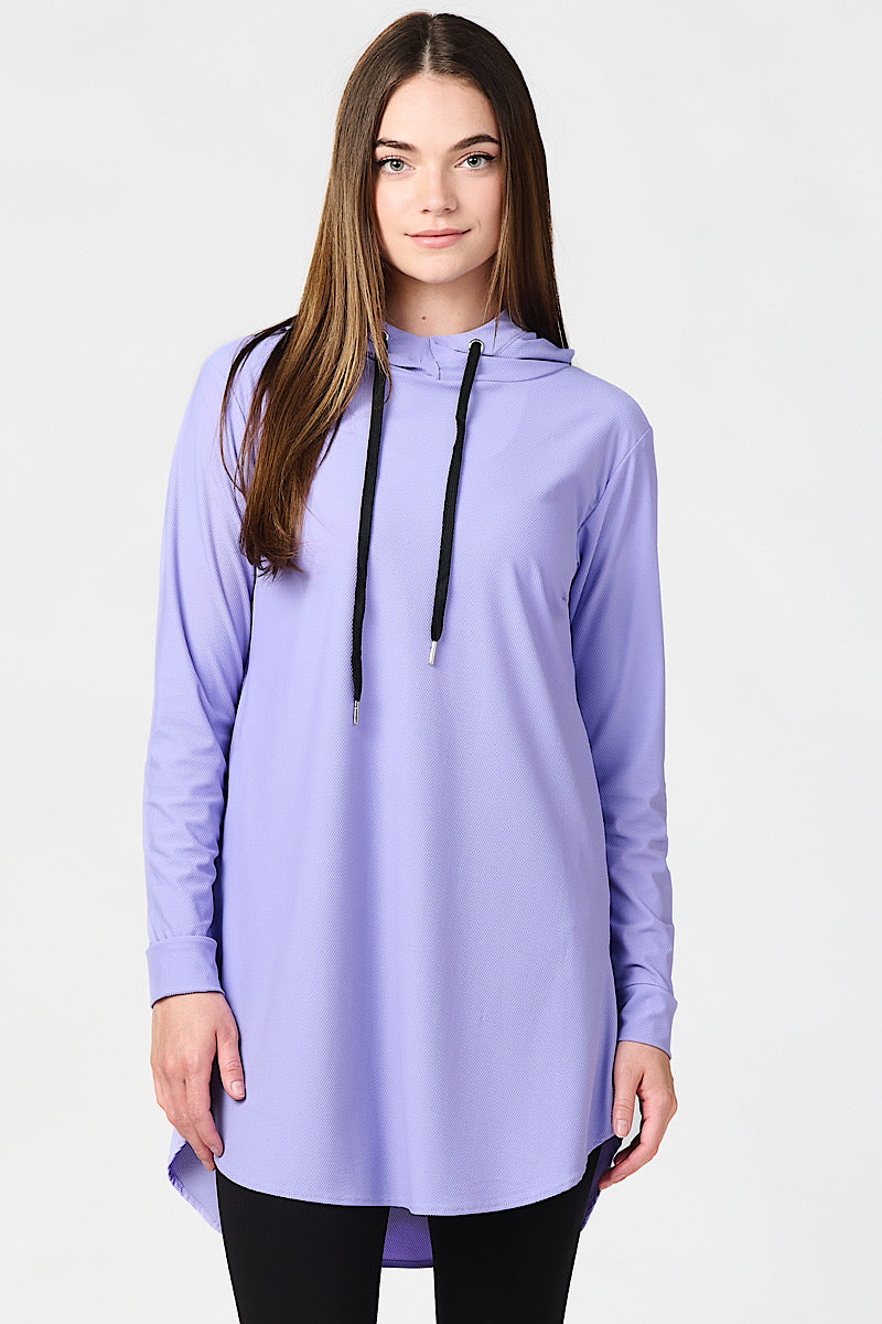 Funnel Neck Active Top - Lavender