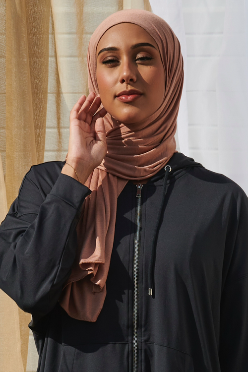 Petite Jersey Hijab - Camel