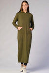 Hooded Fit PRO Dress - Army Green
