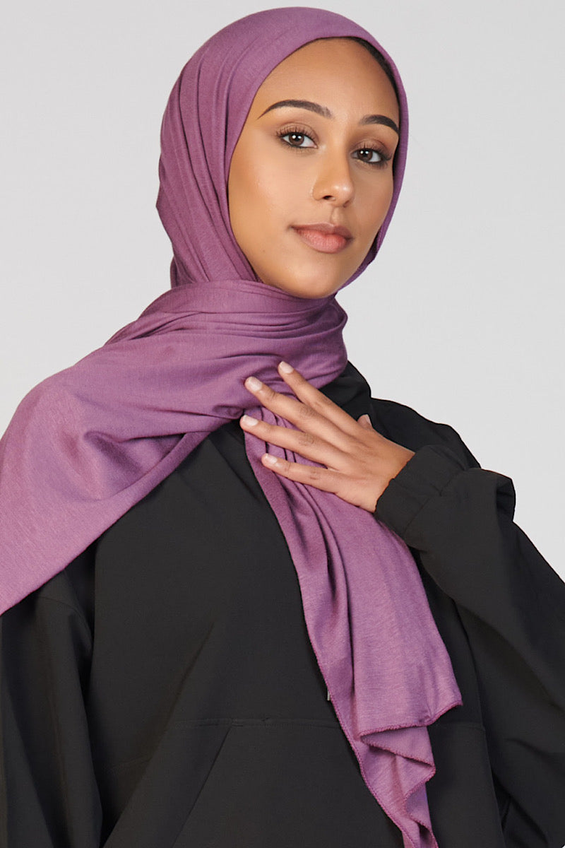 Petite Jersey Hijab - Lilac