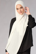 PREMIUM Petite Chiffon Hijab - Off White