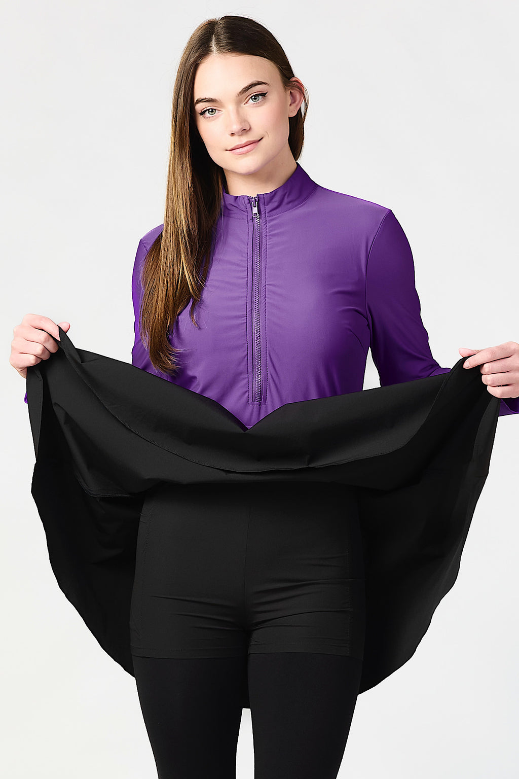 Skive Swim Top - Violet