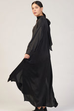 Eden Sash Maxi Dress - Black