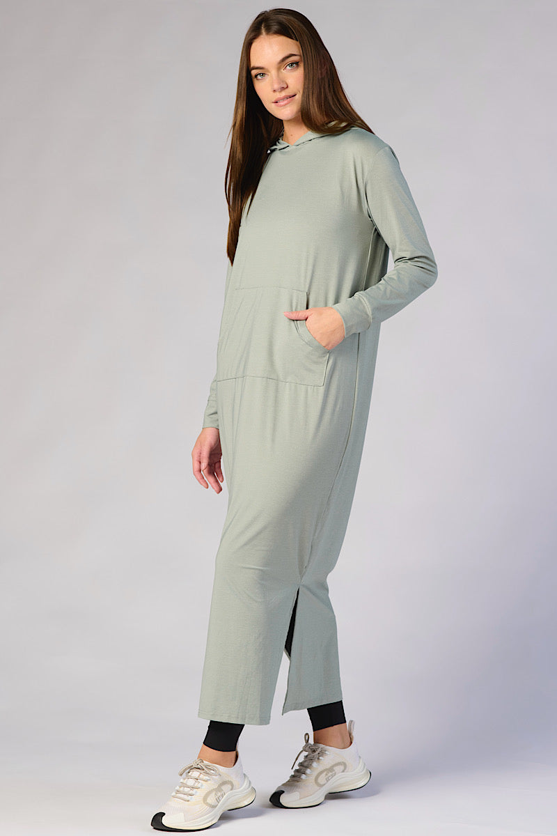 Hooded Fit PRO Dress - Mint