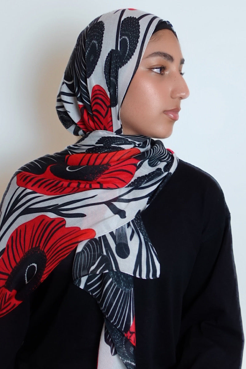 Modal Hijab - Poppy