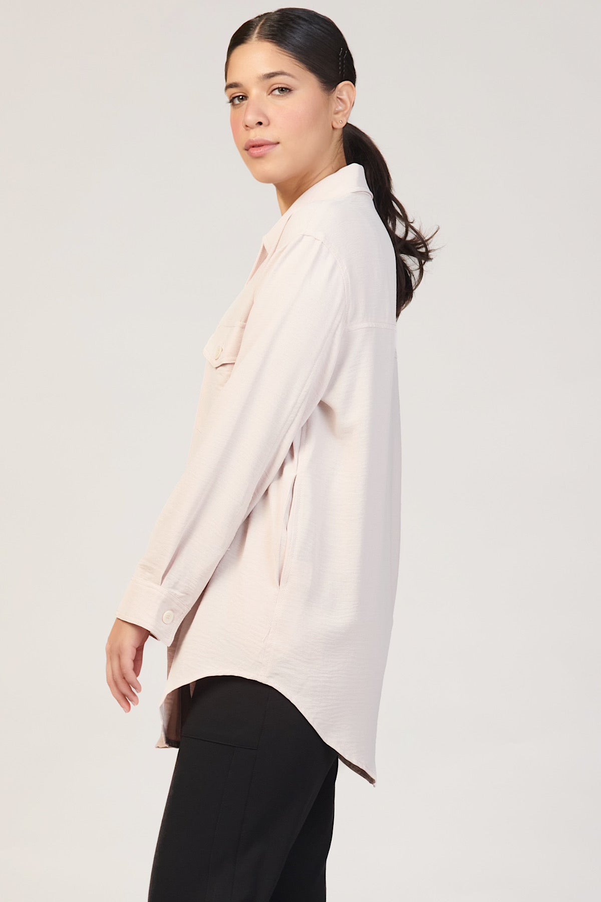 Kelly Utility Shirt - Crepe