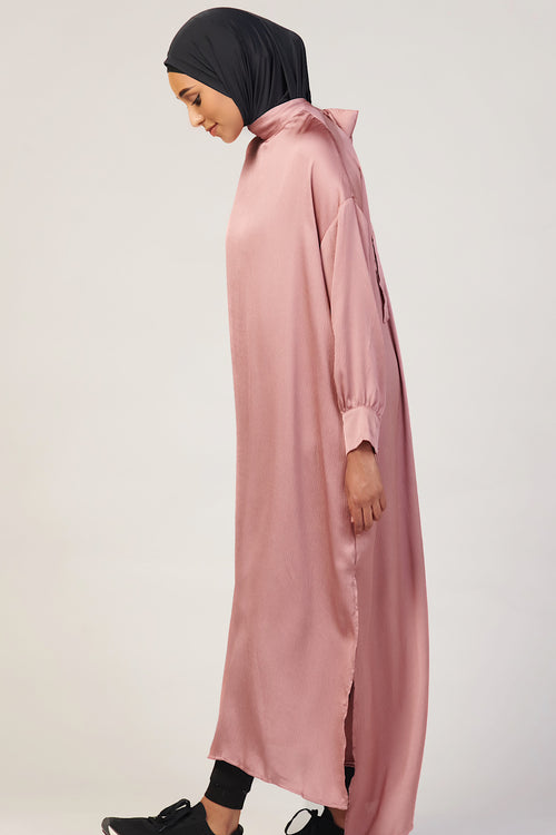 Eden Sash Maxi Dress - Rose
