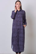 Soft Line Dress - Faded Ink