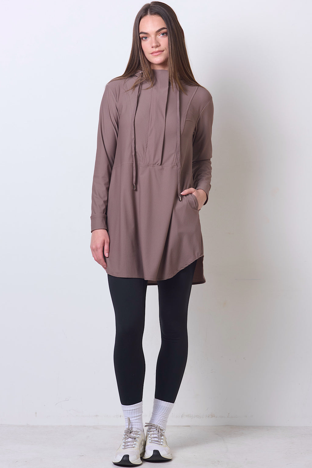 CloudZip Active Top - Mocha Rose