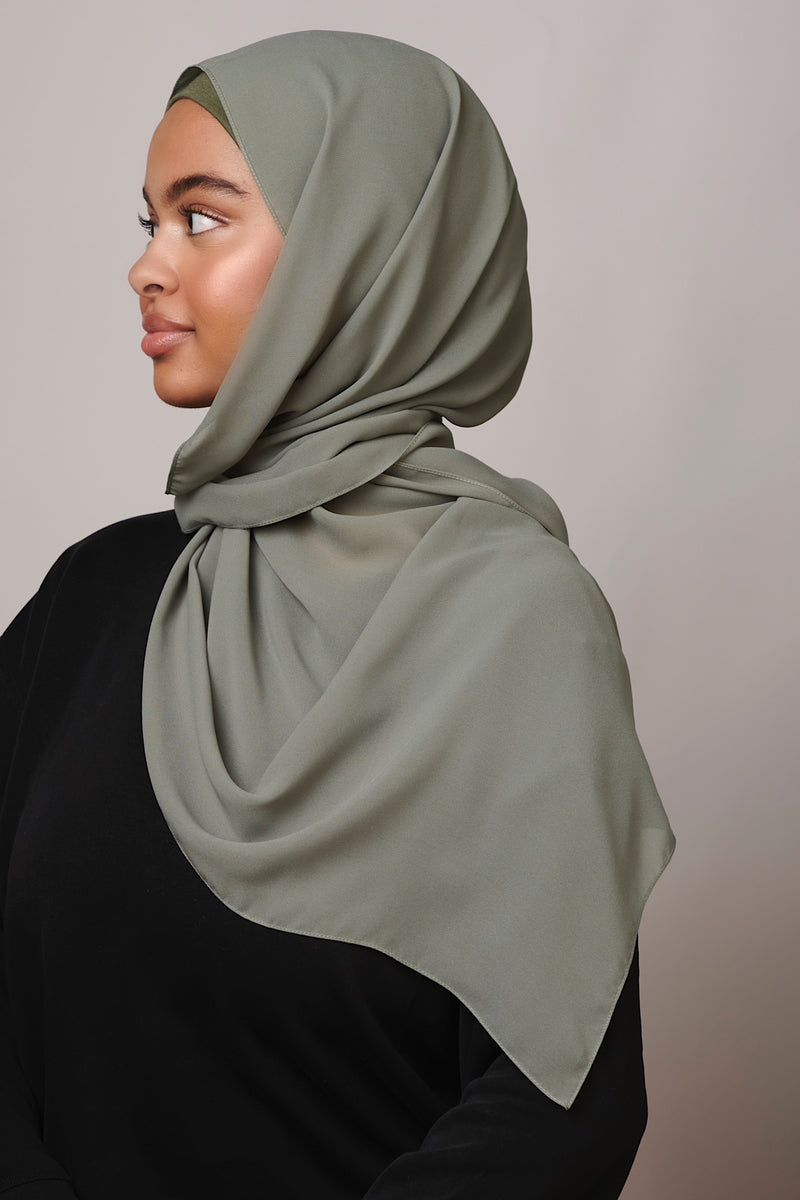 Petite Chiffon Hijab - Laurel