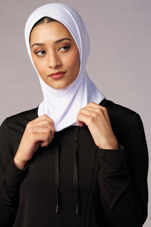 AeroFit Active Hijab - White